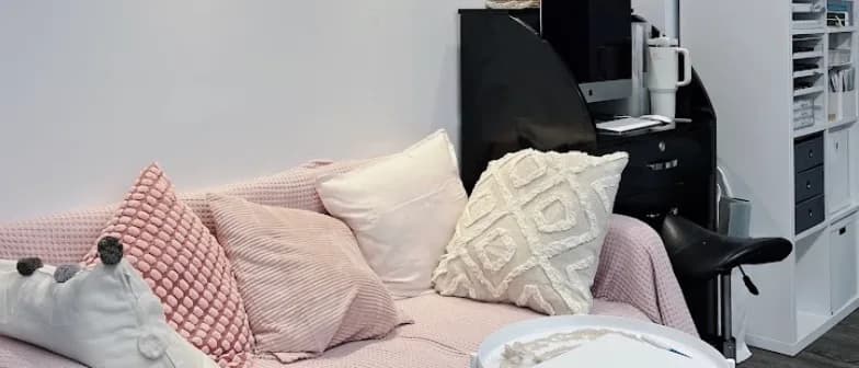 Lounge im F-Studio Frankfurt